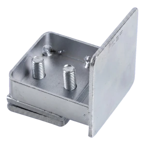 PSG Schienenprofilabschluss für selbsttragende Schiebetorantrieb 60×60 mm – verzinkt