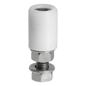 PSG Führungsrolle für Tore FI 43 mm weiß mit Schraubhalterung M16