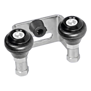 PSG obere Halterung für Schiebetor mit gummierten Rollen – Achsabstand 80 mm