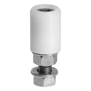 PSG Torführungsrolle FI 40 mm weiß mit Gewindestift M16