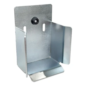 PSG Anfahrhalterung für Schiebetor auf Schiene 140×140 mm aus Stahl