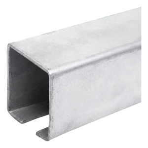 PSG Stahl-Laufschiene für Schiebetore – C-Profil 50×50 mm, Länge 6000 mm