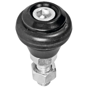 PSG gummierte Führungsrolle Ø 42 mm für Schiebetore – Gewinde M12