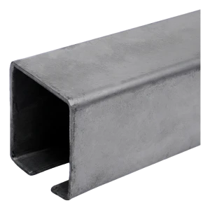 PSG Laufschiene C-Profil aus Stahl für Schiebetore 80×80 mm – 7000 mm