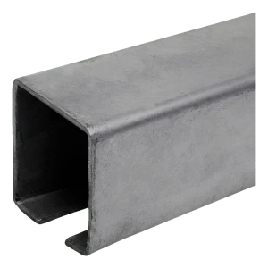 PSG Fahrschiene für Schiebetore – Stahlprofil C-Form 70×70 mm, L=6000 mm