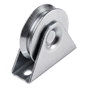 PSG Torrolle V-Nut Ø 88 mm mit Halterung – für Schienenlauftor