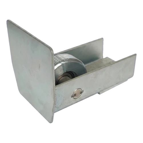 PSG Anfahrrolle 140 mm mit Abschluss für selbsttragende Schiebetore 001-299 (1)