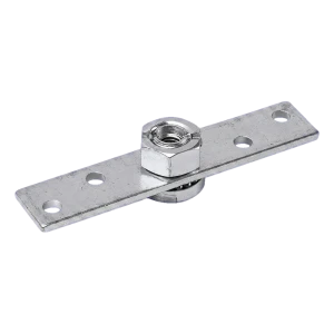 PSG Stahl-Montageplatte für Schiebetor-Rollen 100×20 mm