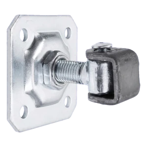 PSG verstellbares Scharnier für Flügeltore M20 mit Montageschild 100×100×4 mm