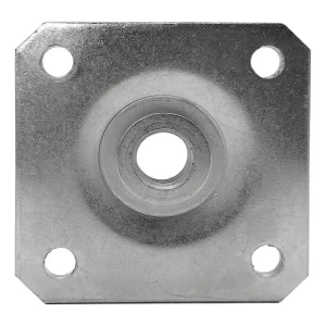 PSG Montageplatte 80×80×3 mm für verstellbares Scharnier M16 – verzinkt