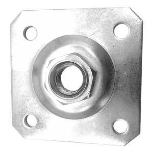 PLATER Zierschild 100×100×4 mm für verstellbares Scharnier M20 verzinkt