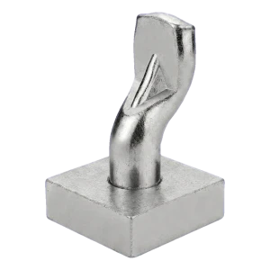 PSG Dorn mit Platte 60×60 mm – unteres Scharnier für Flügeltor