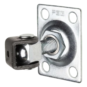 PSG verstellbares Torscharnier M14 mit rechteckigem Schild 75×55 mm