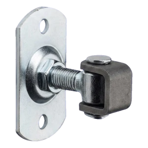 Verstellbares Torband M16 mit rechteckigem Schild 100×55×4 mm