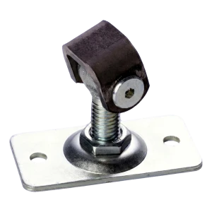 Verstellbares Scharnier für Gartentor mit rechteckigem Schild M12 75×38 mm Stahl verzinkt