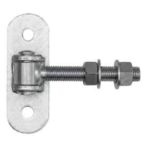 Verstellbares Torband M18 mit Schild 140×50 mm – verzinkt