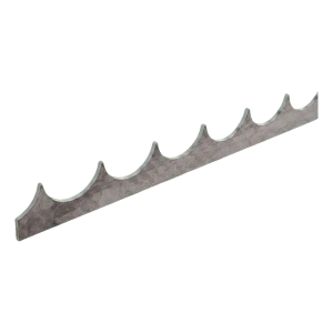 Zaunleiste Einbruchschutz Stahl H33 mm – Länge 2000 mm