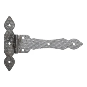 Postal – Zierscharnier T-Scharnier aus Stahl H148 × L240 mm, Stärke 3 mm