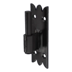 Baulicher Fensterladen-Zierhaken schwarz – Zapfen ø9 mm