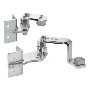 Comunello Torband-Set zum Anschweißen an Pfosten 50×50 mm – rechts, für ansteigende Gelände