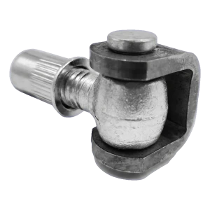 Verstellbares Torband M12 mit Nietmutter – verzinkter Stahl