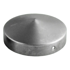Runde Stahlhaube für Zaunpfosten Ø 48 mm (1,5")