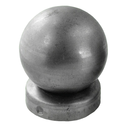 Stahlkappe für Zaunpfosten Ø 48 mm mit Zierkugel Ø 60 mm 001-591 (1)