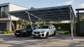 Solarcarport VICA für 3 Fahrzeug Photovoltaik-Parkplatz 2+1 module GPV-105-09 (2)