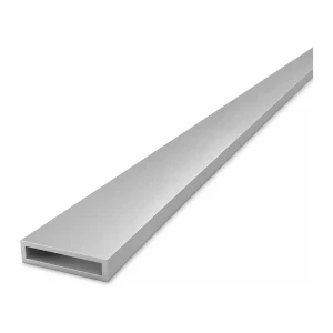 Rechteckiges Aluminiumprofil 10×40×2 mm – geschlossenes Hohlprofil L=2000 mm