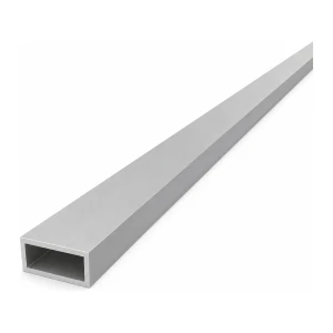 Rechteckiges Aluminiumrohr 15×30×2 mm – geschlossenes Profil EN AW-6060, L=2000 mm