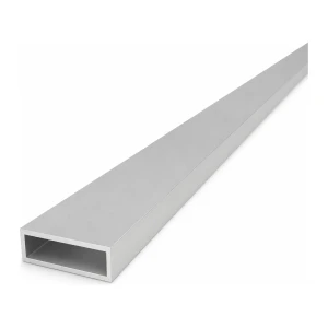 Rechteckiges Aluminium-Rohr 15×40×2 mm – geschlossenes Profil EN AW-6060, L=2000 mm