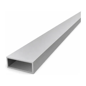 Rechteckiges Aluminium-Rohr 20×50×2 mm – geschlossenes Profil EN AW-6060, L=2000 mm