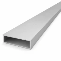 Rechteckiges Aluminium-Rohr 20×70×2 mm – geschlossenes Profil EN AW-6060, L=2000 mm