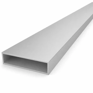 Aluminium-Rechteckrohr 20×80×2 mm – geschlossenes Profil EN AW-6060 L=2000 mm
