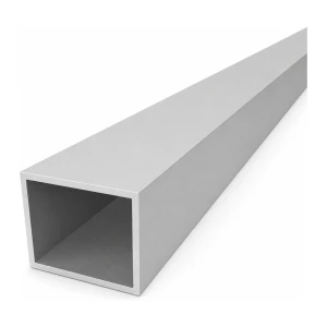 Rechteckiges Aluminiumrohr 50×60×3 mm – geschlossenes Profil L=2000 mm