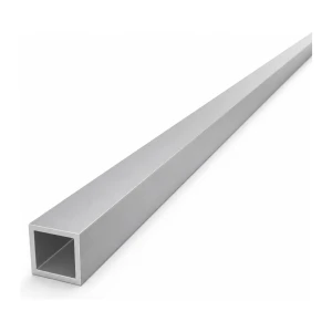 Quadratisches Aluminiumrohr 20×20×2 mm – geschlossenes Profil L=2000 mm