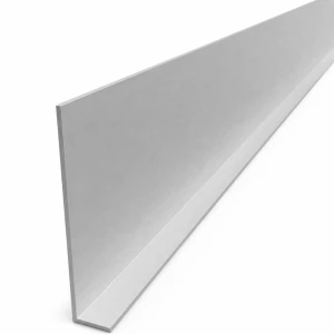 Ungleichschenkliger Aluminiumwinkel 100×20×2 mm – L-Profil, Länge 2000 mm