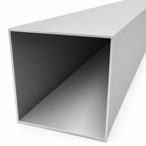 Aluminium-Quadratrohr 100×100×2 mm – geschlossenes Profil L=2000 mm
