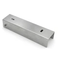 U-Profil Verbinder Halterung für Sockel 200x50 verzinkt GPV-700-34 (1)