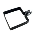 Abschlussbügel für Zaunpaneele 100x100 mm schwarz 000-782 (1)