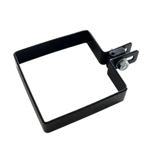 Abschlussbügel für Zaunpaneele 100x100 mm schwarz
