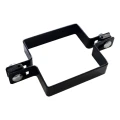 Zwischenschelle für Zaunpaneele 100x100 mm schwarz 000-778 (1)