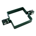 Zwischenschelle für Zaunpaneele 100x100 mm grün 000-779 (1)