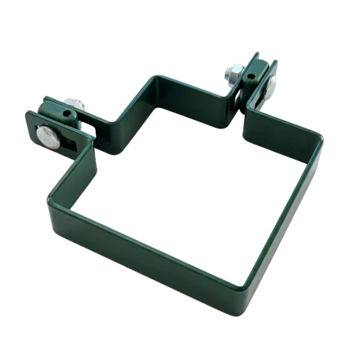 Eckschelle für Zaunpaneele 100x100 mm grün 000-775 (1)