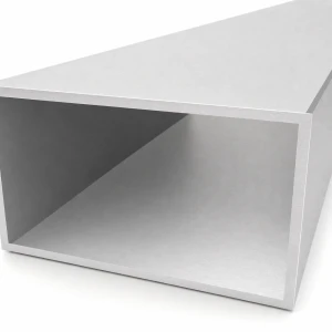 Rechteckiges Aluminiumrohr 80×140×4 mm – geschlossenes Profil L=2000 mm EN AW-6060