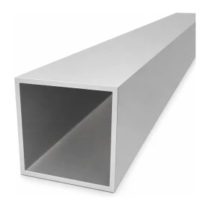 Aluminium-Quadratrohr 90×90×4 mm – geschlossenes Profil EN AW-6060, L=2000 mm