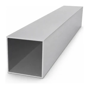 Quadratisches Aluminiumrohr 150×150×4 mm – geschlossenes Profil L=2000 mm