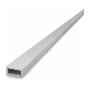 Rechteckiges Aluminiumrohr 10×20×2 mm – geschlossenes Profil EN AW-6060, L=2000 mm