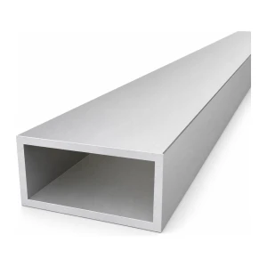 Rechteckiges Aluminium-Hohlprofil 40×80×4 mm – geschlossenes Profil L=2000 mm