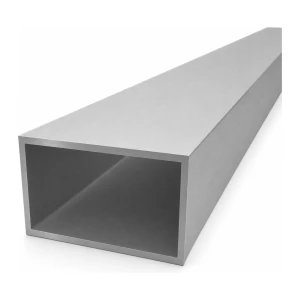 Rechteckiges Aluminium-Rohr 50×80×3 mm – geschlossenes Profil EN AW-6060, L=2000 mm